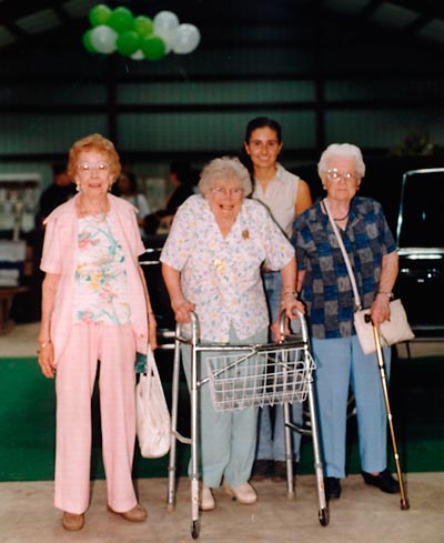 Esteemed ladies at the 75th Fair